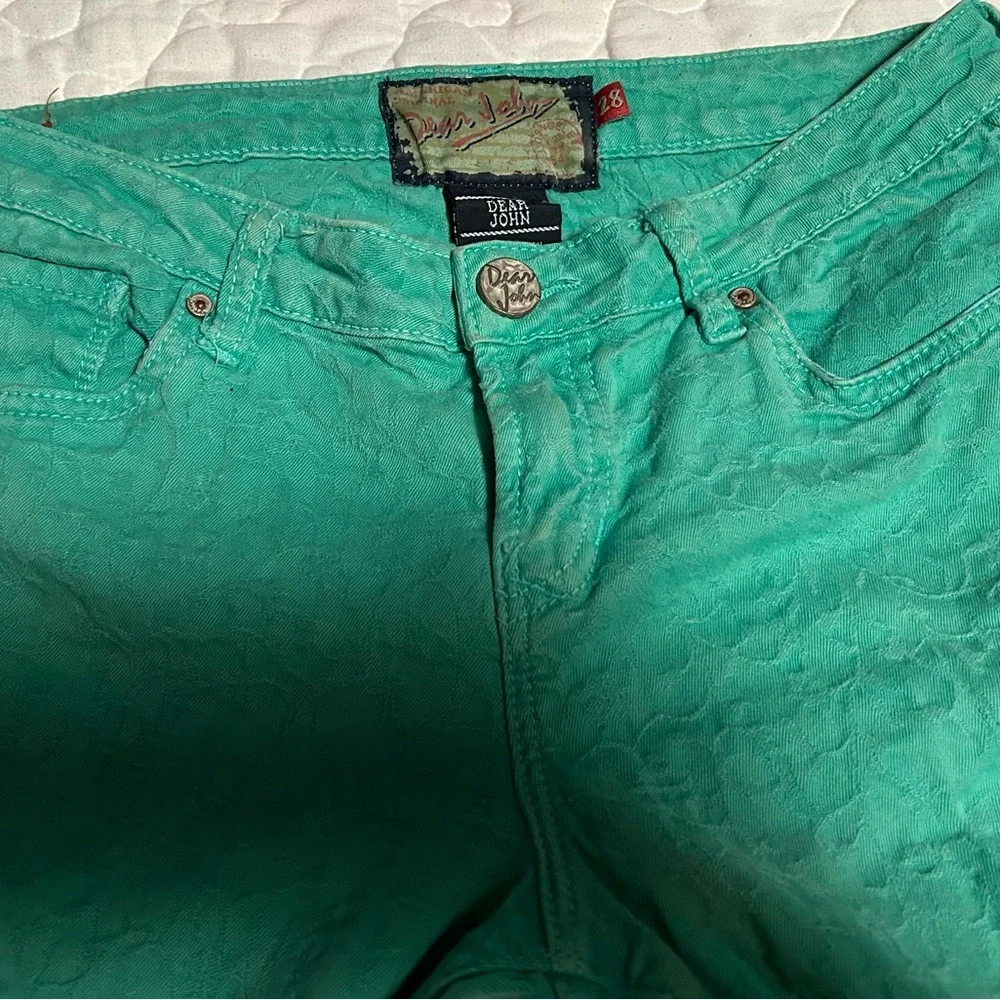 Dear John Green Textured Ankle Jeans- Size 28 - Picture 1 of 10